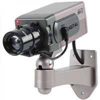 cámaras de vigilancia falsas